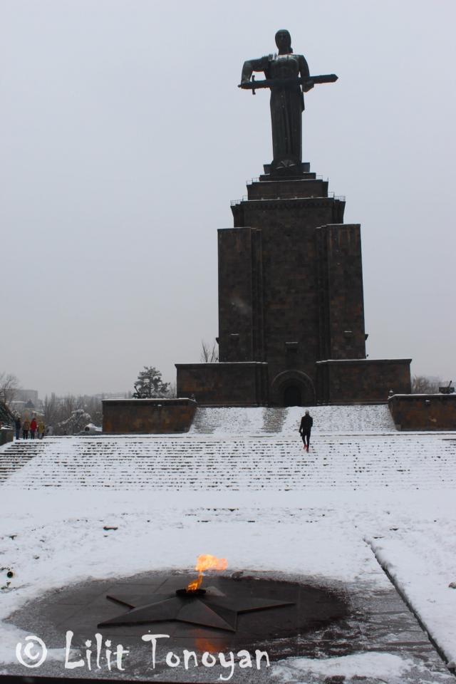 Mother Armenia monument